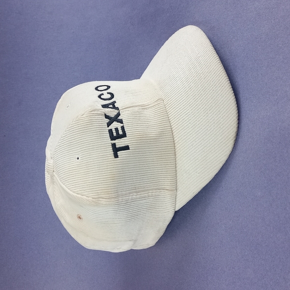 Vintage TEXACO Corduroy Snapback Embroidered Hat